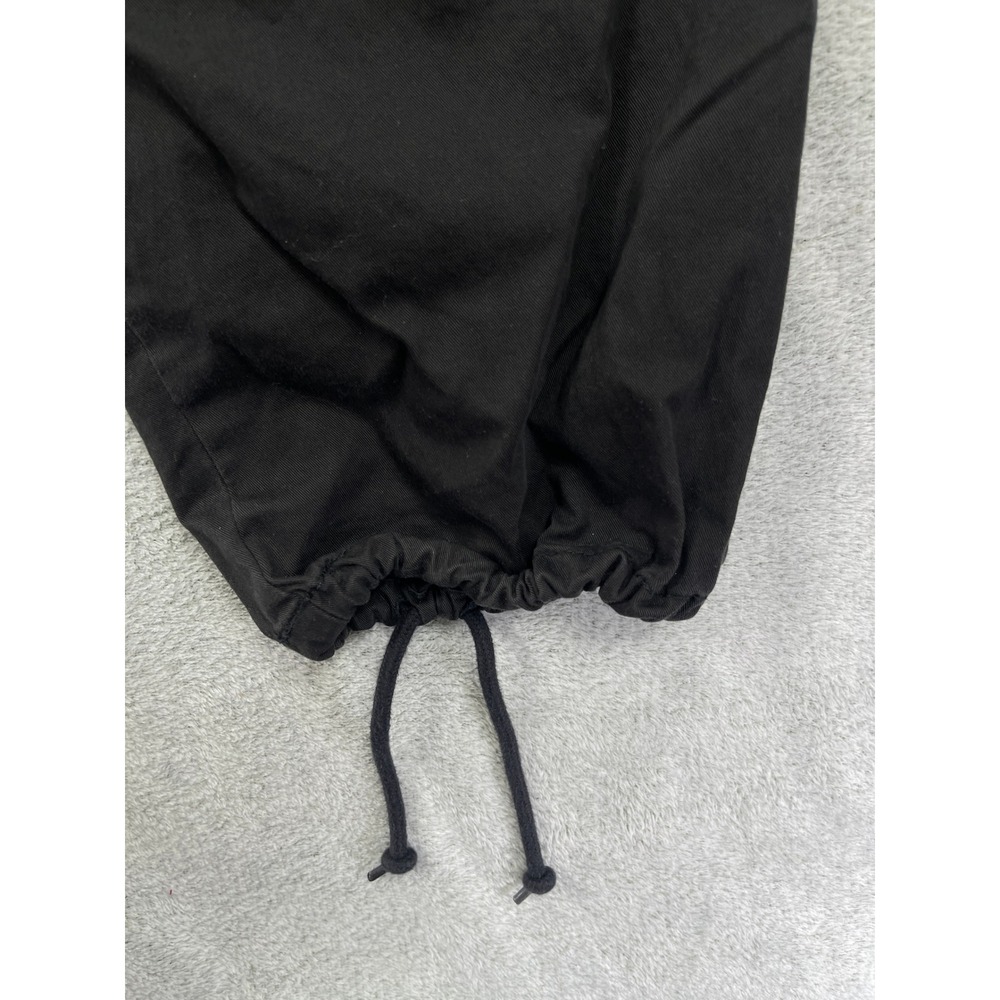 Levi's '94 Baggy Cargo Pants Women 26 Black Utility Drawstring Hem Cotton Twill - Picture 6 of 13